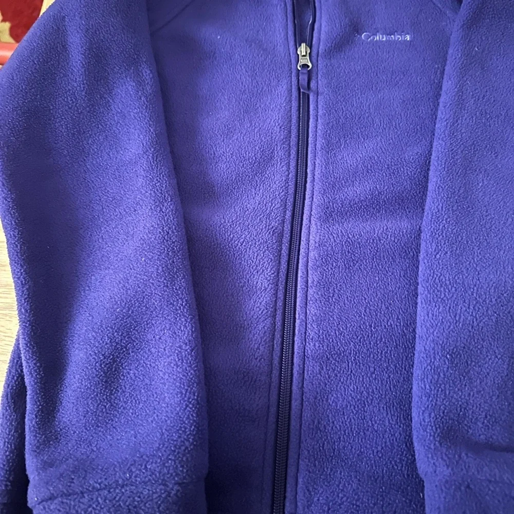 Columbia Deep Purple Fleece Pullover Jacket